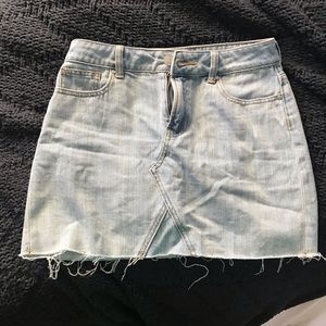 PacSun Light wash Denim Skirt